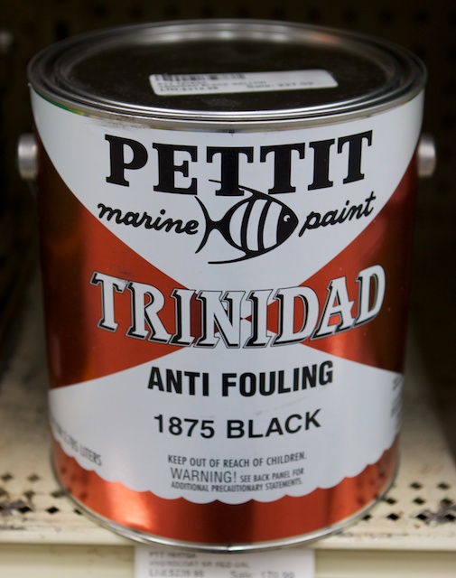 Pettit's Trinidad is one of the best modified-epoxy bottom paints available on the market. Photo by Gary Reich.