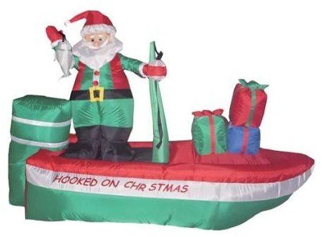Santa Claus boat